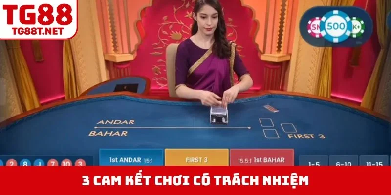 3 cam kết chơi có trách nhiệm