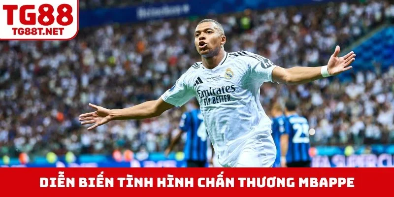 Diễn biến tình hình chấn thương Mbappe
